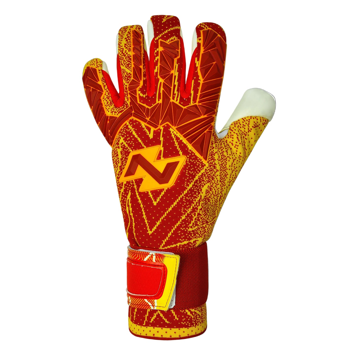 Goalkeeper Gloves Red Yellow