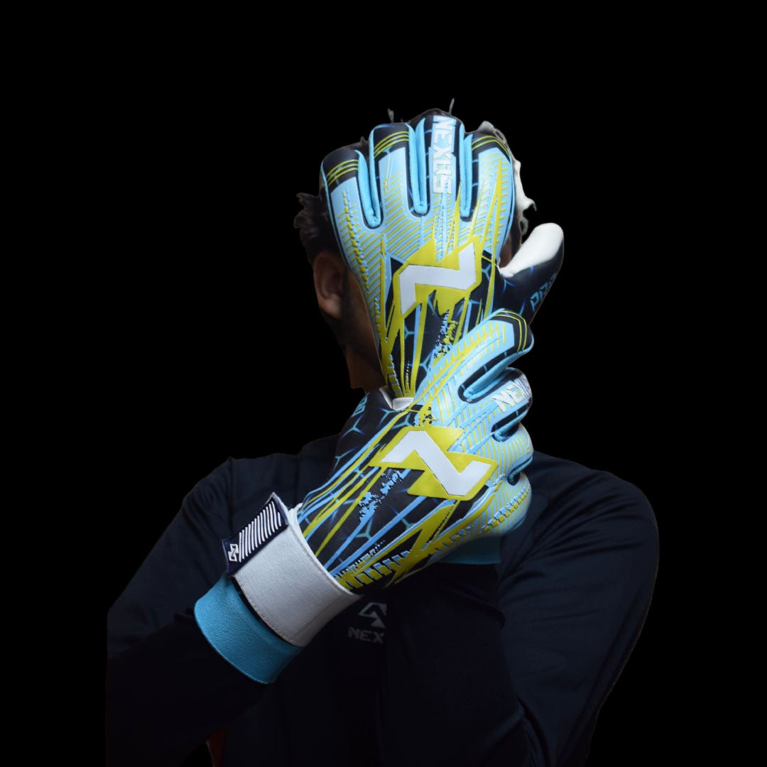 goalkeeper gloves blue
