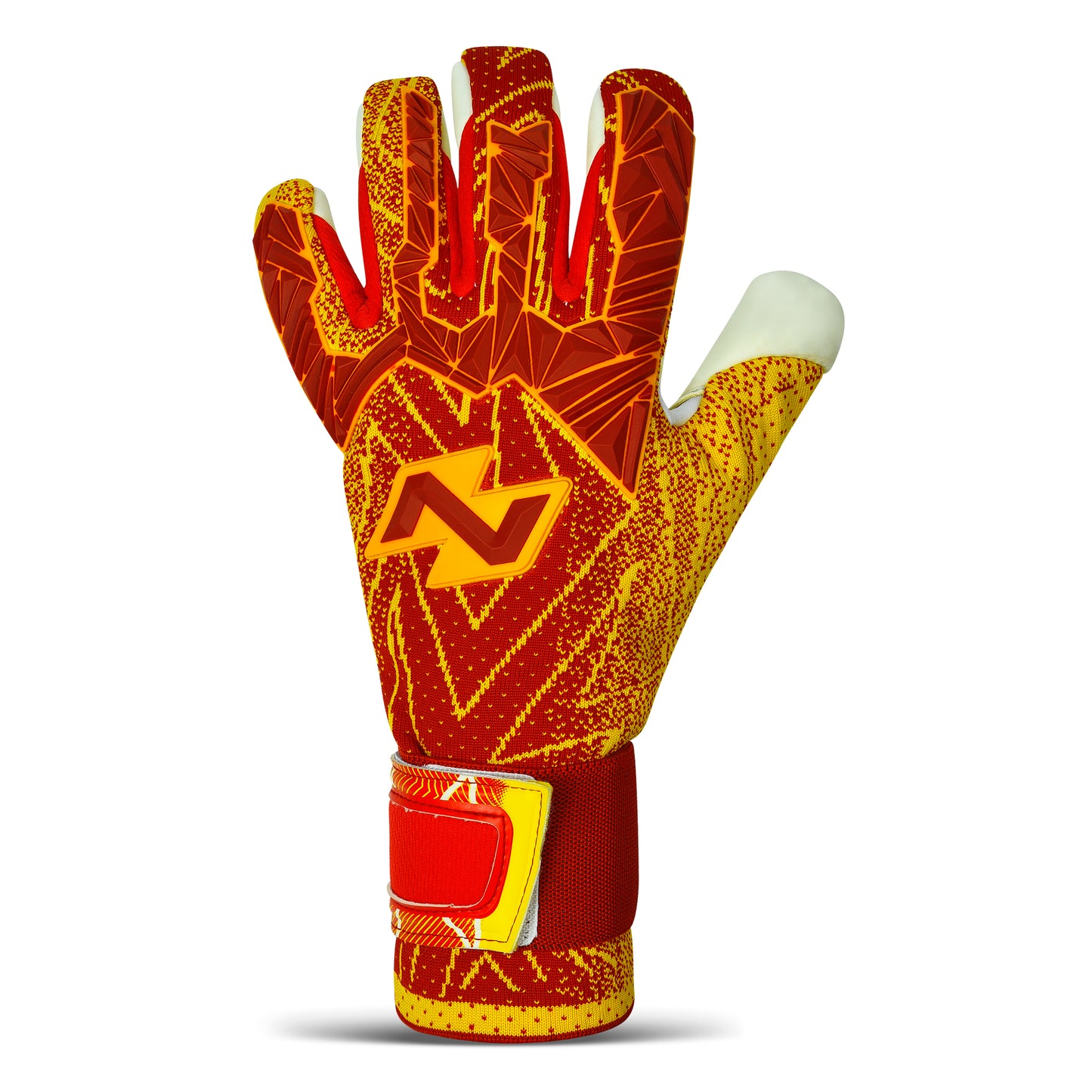 Goalkeeper Gloves Red Yellow