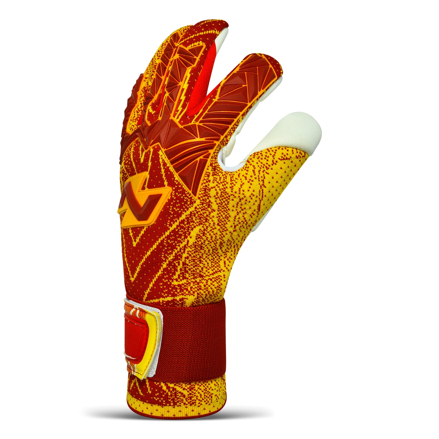 Goalkeeper Gloves Red Yellow
